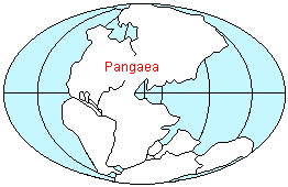 map of Pangaea