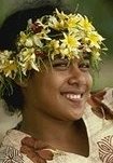 photo of a woman from Tonga in the South Pacific
