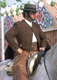 photo of a Spanish macho riding a horse