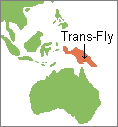 map of the Trans-Fly Region of New Guinea