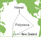 map of Polynesia