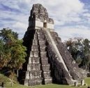 photo of a Mayan temple at Tikal, Guatemala