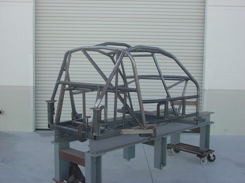 A prototype frame of a race car by Anthony Woodford Racing (AWR). (Parker Meister/IMPACT Magazine)