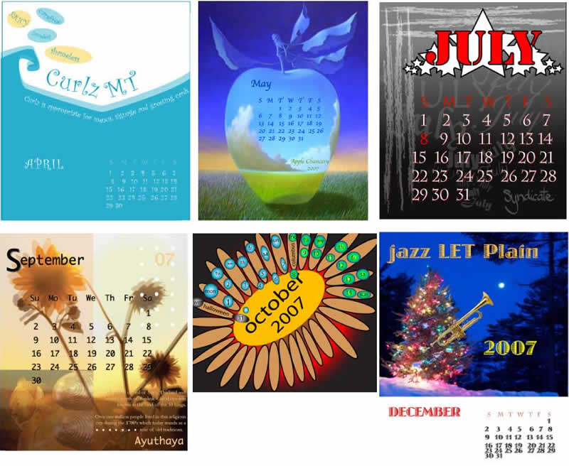 Calendar Examples